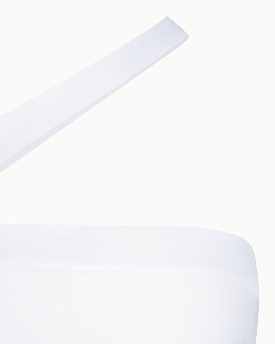 Sleek Stretch Tube Top | Bright White