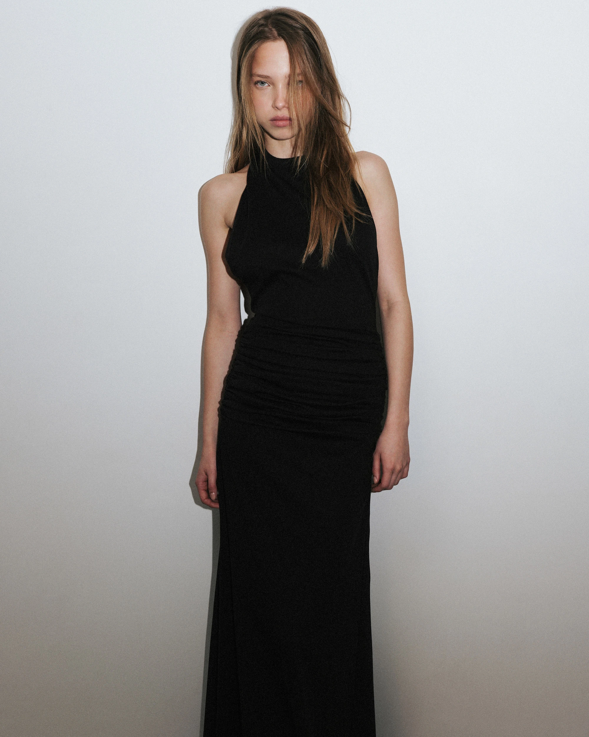 Audrey Halter Gown in Black - KHY by Kylie Jenner Khy Audrey Halter Gown in Black - KHY by Kylie Jenner Khy