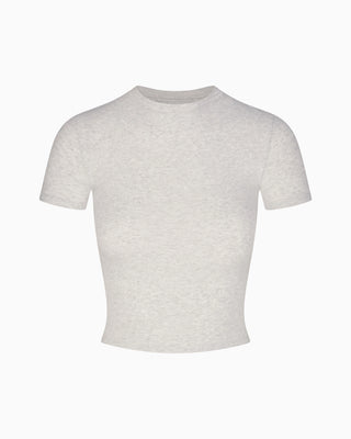 Baby Tee | Light Heather Grey