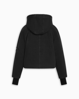 Canvas Hooded Jacket | Washed Black