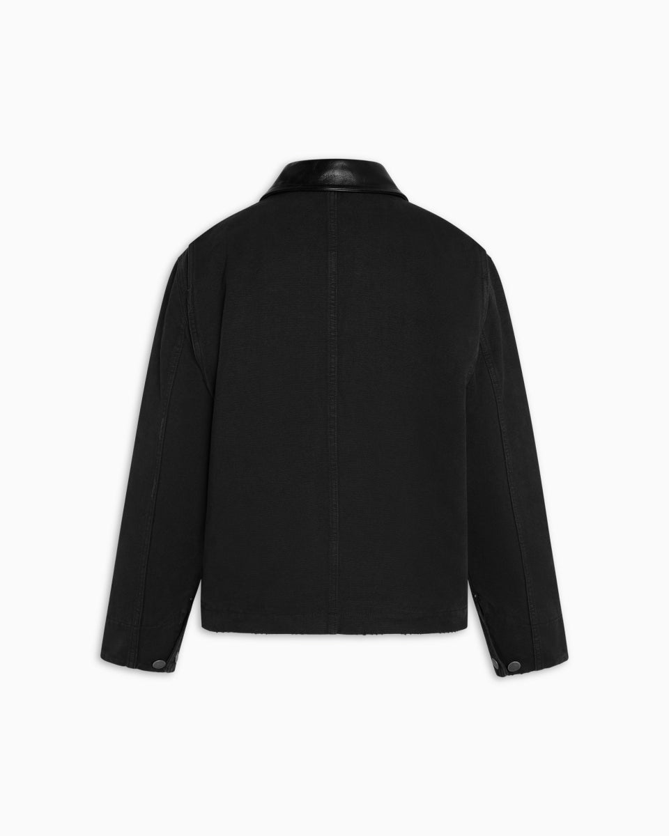 Canvas Utility Jacket | Washed Black – Khy
