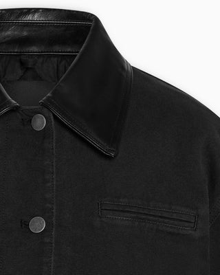 Canvas Utility Jacket | Washed Black