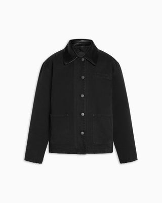 Canvas Utility Jacket | Washed Black