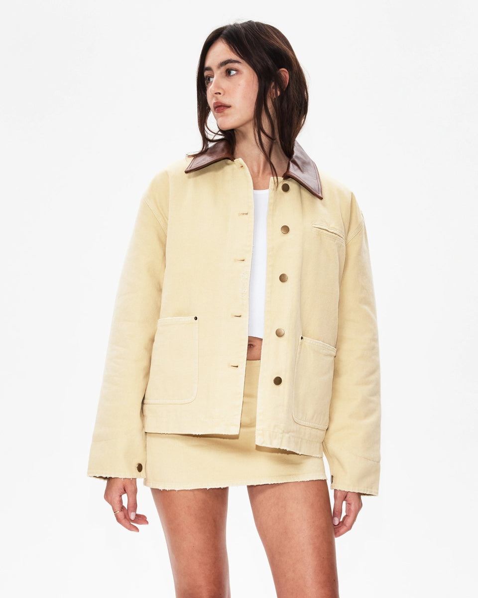 Canvas Utility Jacket | Wheat