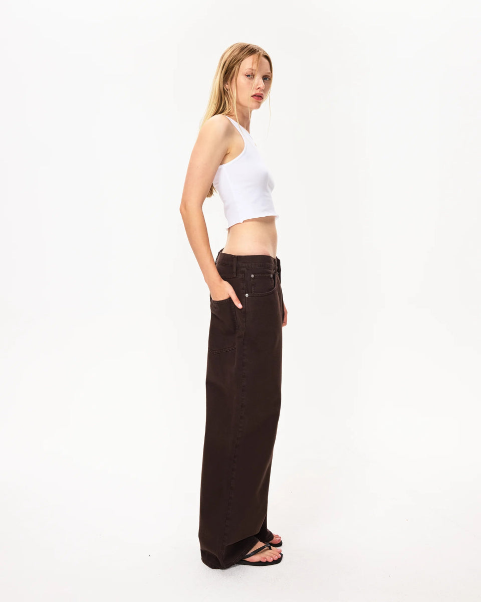 Classic Low Rise Denim | Chocolate