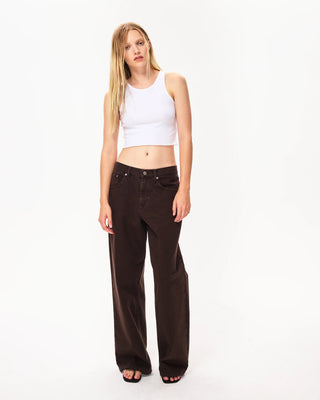 Classic Low Rise Denim | Chocolate