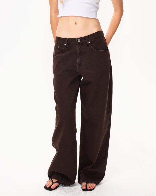 Classic Low Rise Denim | Chocolate