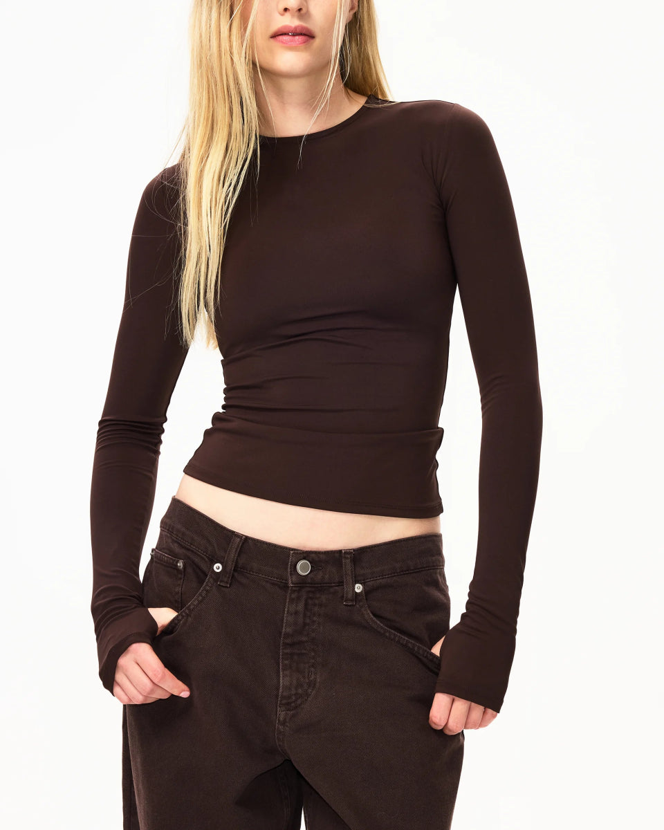 Classic Low Rise Denim | Chocolate