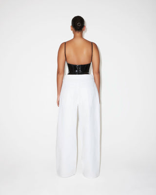 Classic Low Rise Denim | White