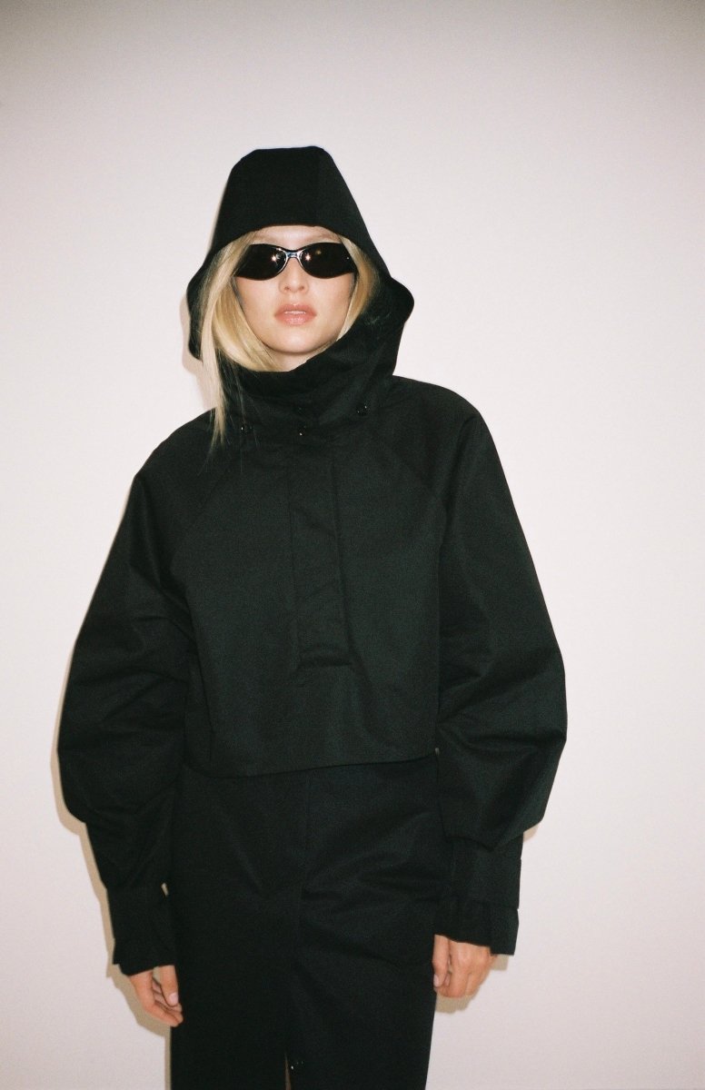 Cropped Parka | Black – Khy