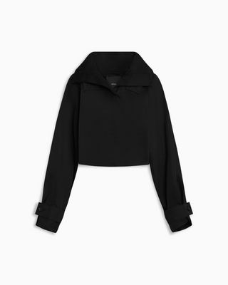 Cropped Parka | Black
