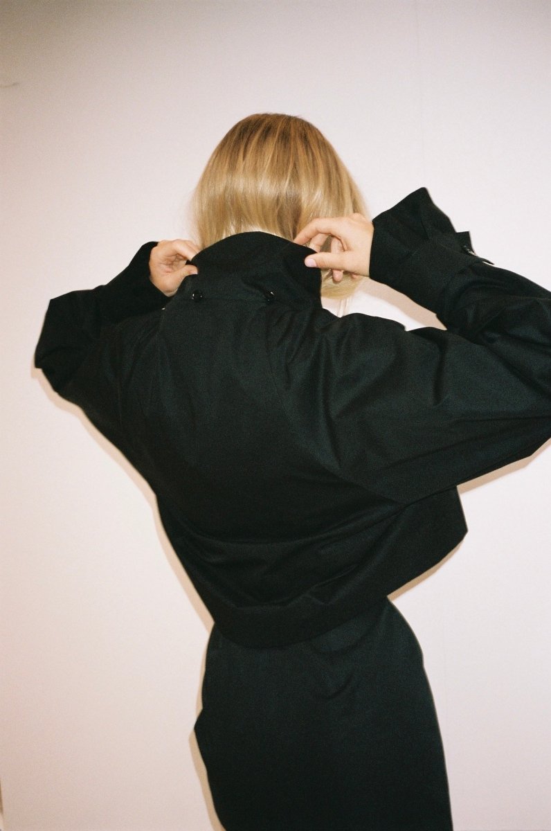 Cropped Parka | Black