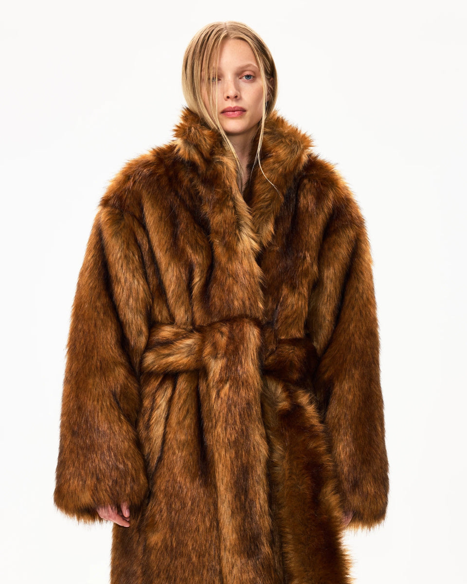 Faux Fur Coat | Cedar