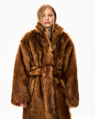 Faux Fur Coat | Cedar