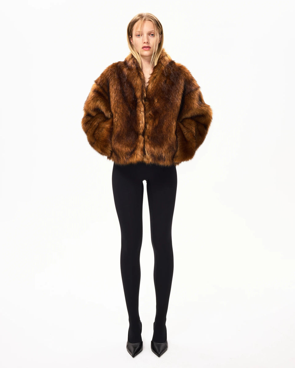 Faux Fur Jacket | Cedar
