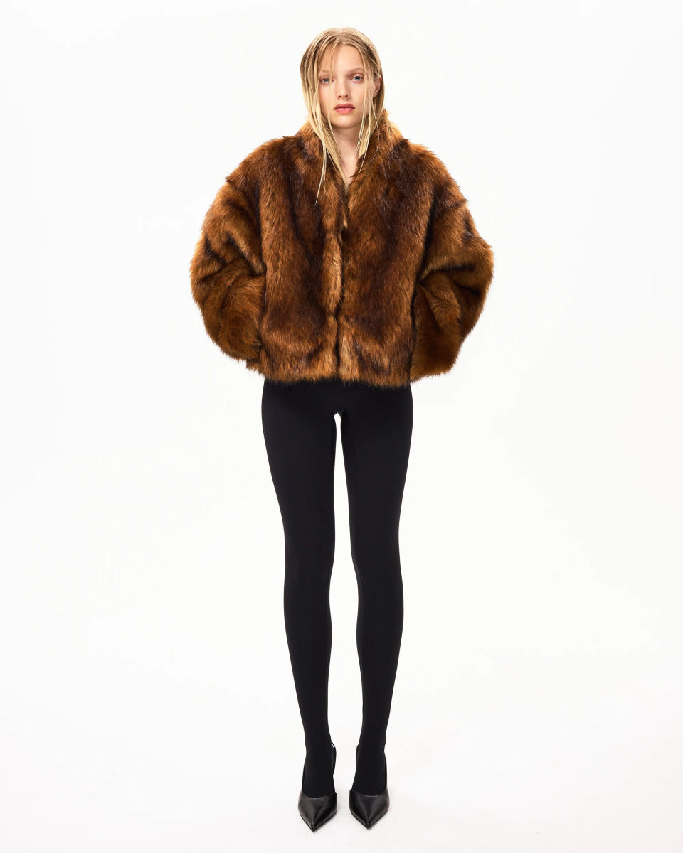 Faux Fur Jacket | Cedar