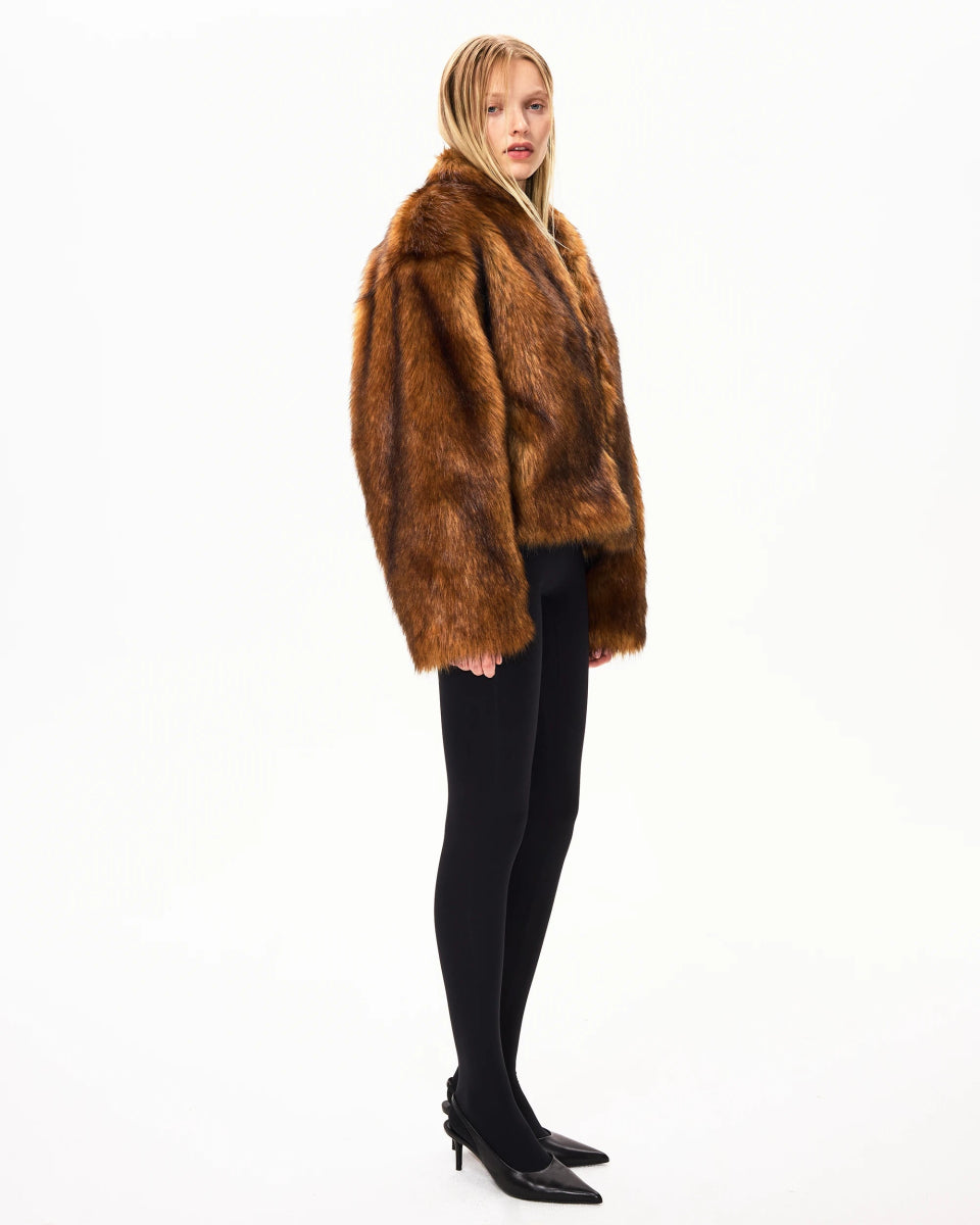Faux Fur Jacket | Cedar