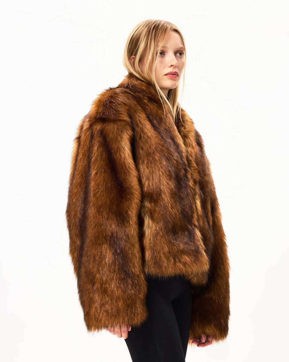 Faux Fur Jacket | Cedar
