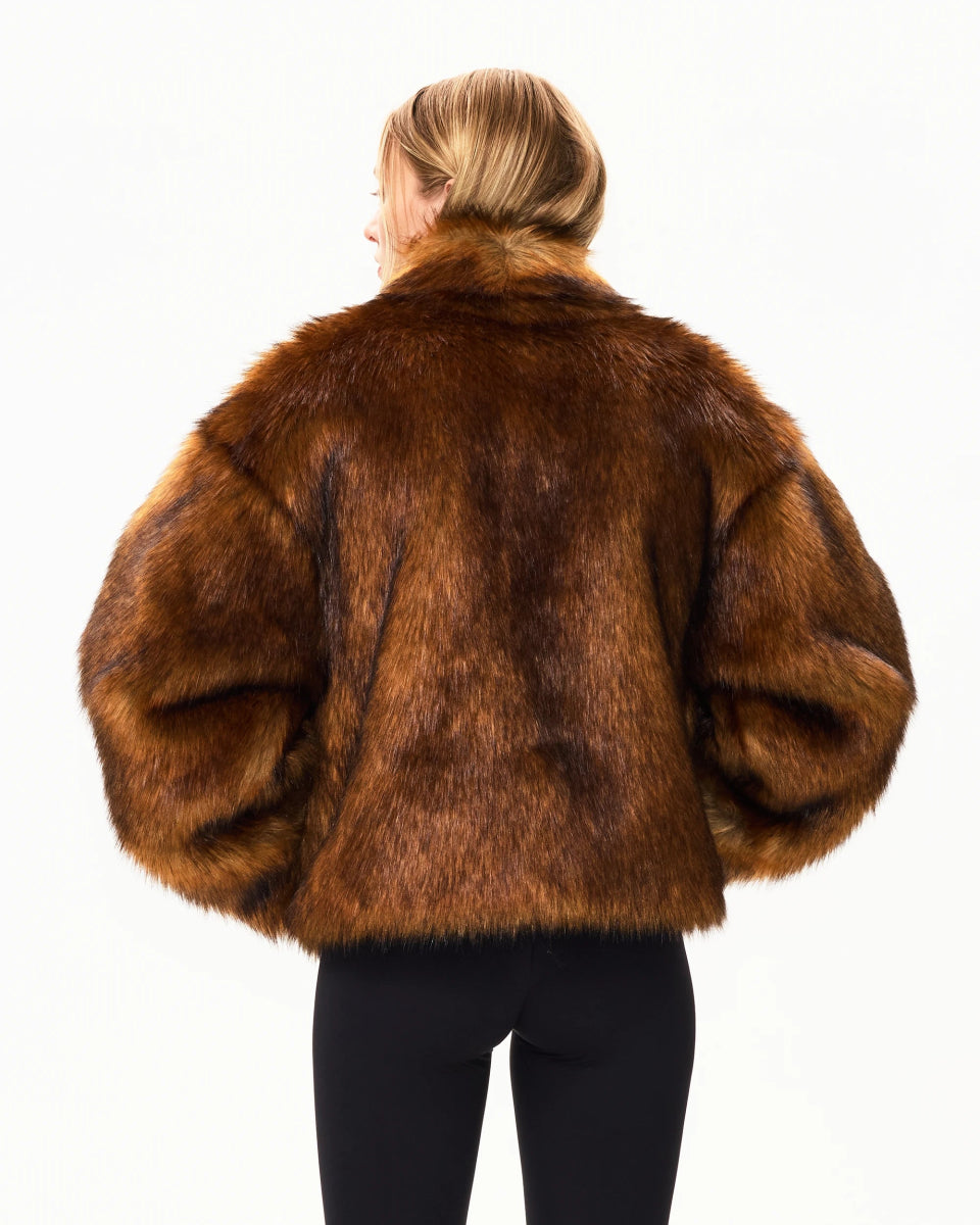 Faux Fur Jacket | Cedar