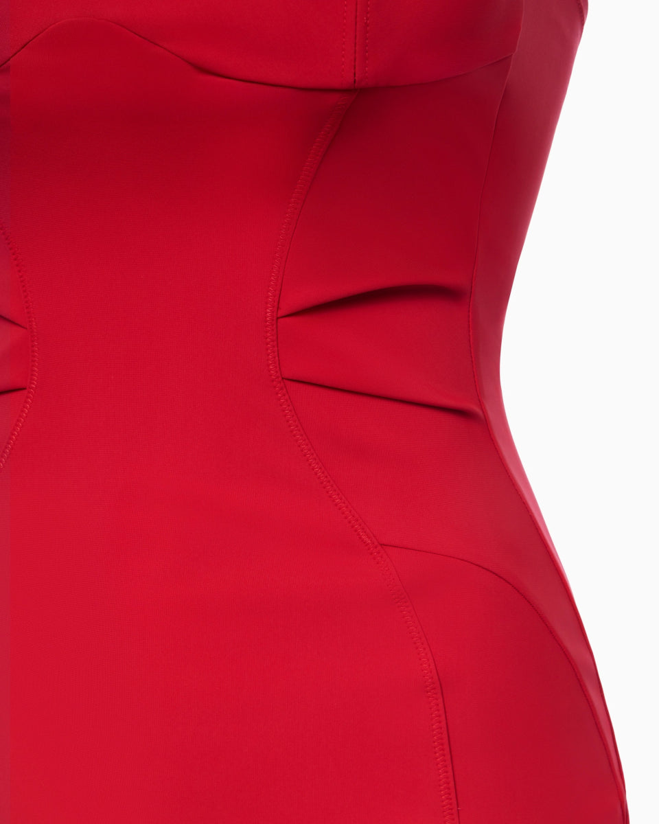 Fitted Halter Dress | Ruby