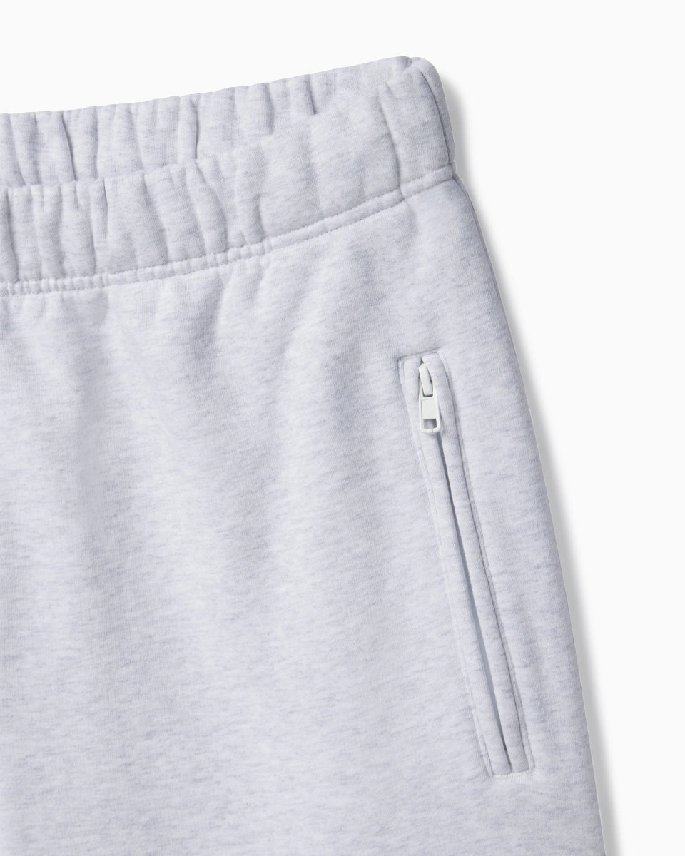 Fleece Boyfriend Jogger | Light Heather Grey