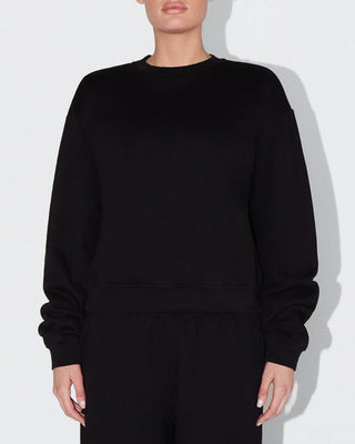 Fleece Crewneck | Black