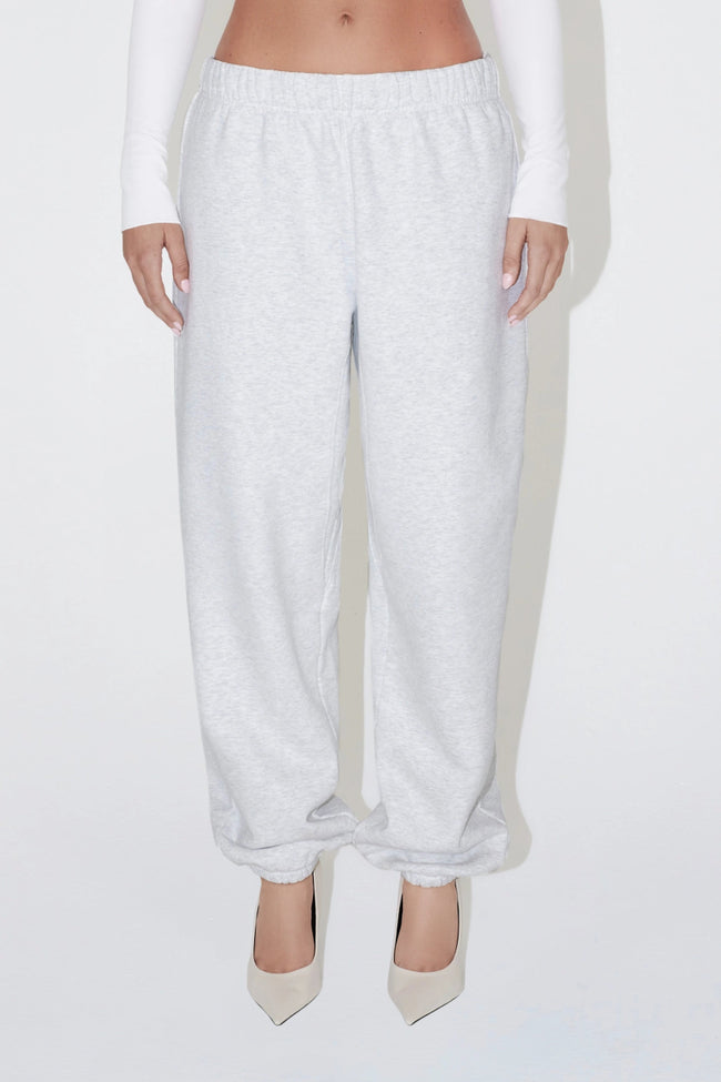 Fleece Jogger | Light Heather Grey