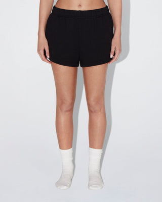 Fleece Mini Short | Black