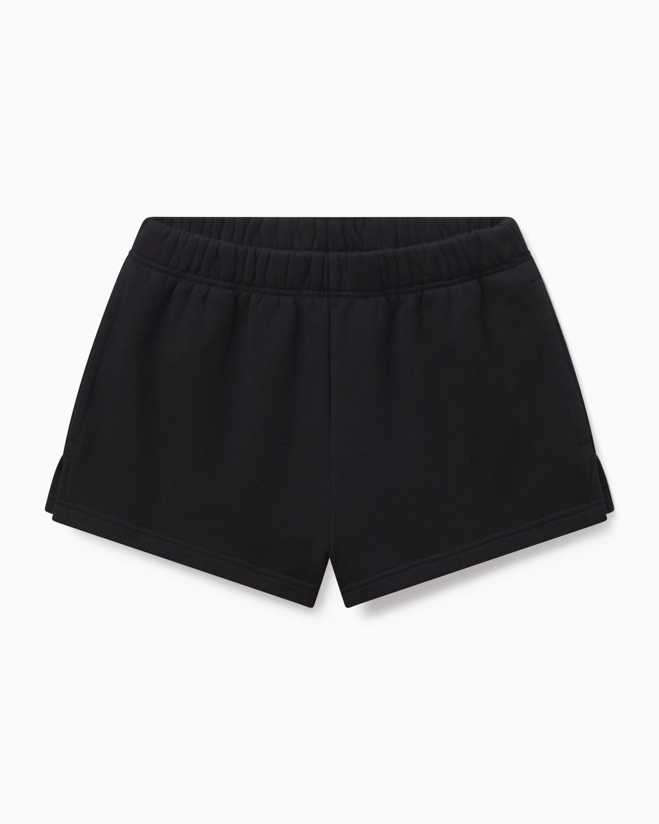 Fleece Mini Short | Black