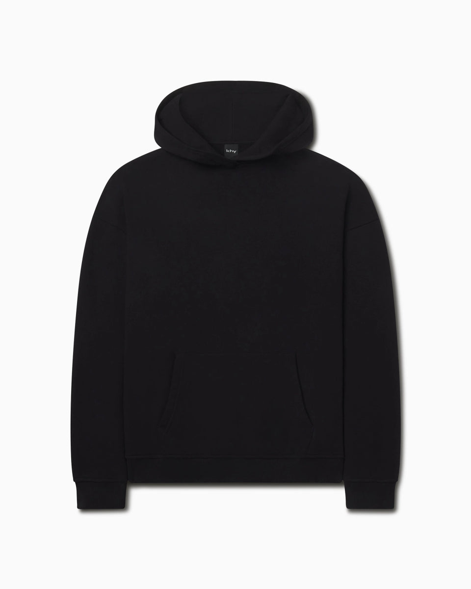 Fleece Oversized Hoodie | Black