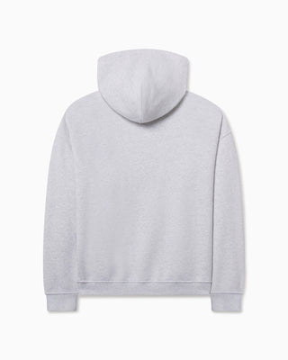 Fleece Oversized Hoodie | Light Heather Grey