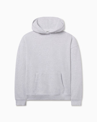 Fleece Oversized Hoodie | Light Heather Grey