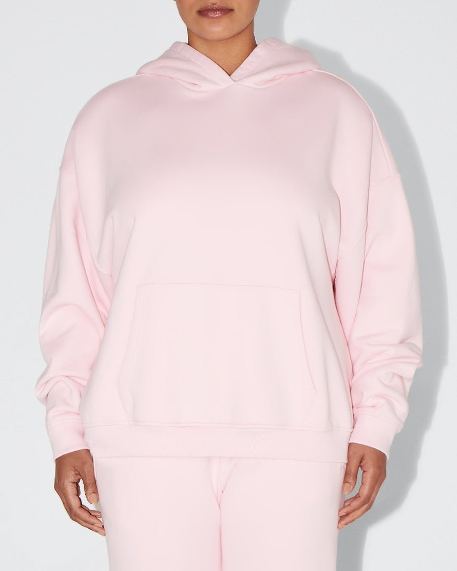 Fleece Oversized Hoodie | Orchid Pink