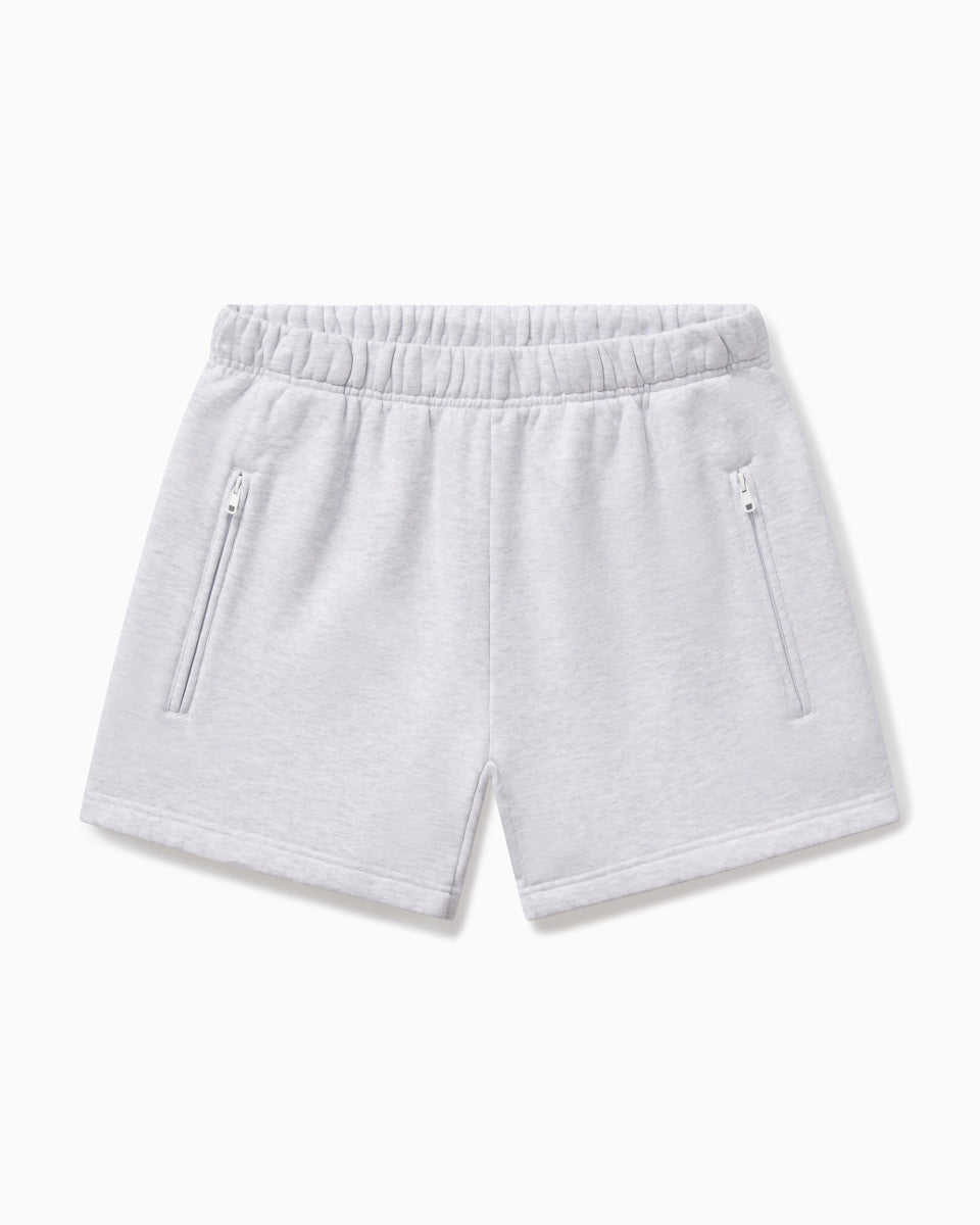 Fleece Short | Light Heather Grey