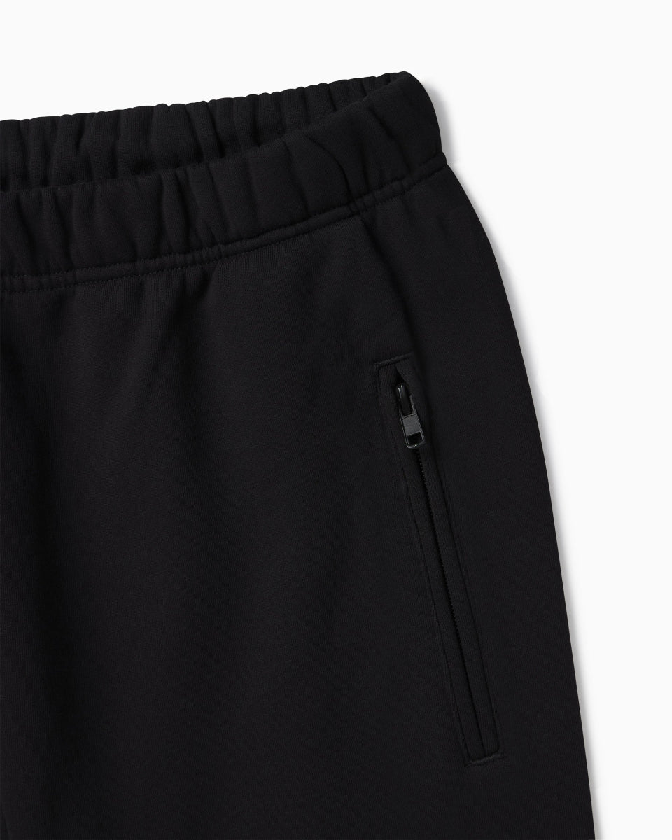 Fleece Straight Leg Pant | Black