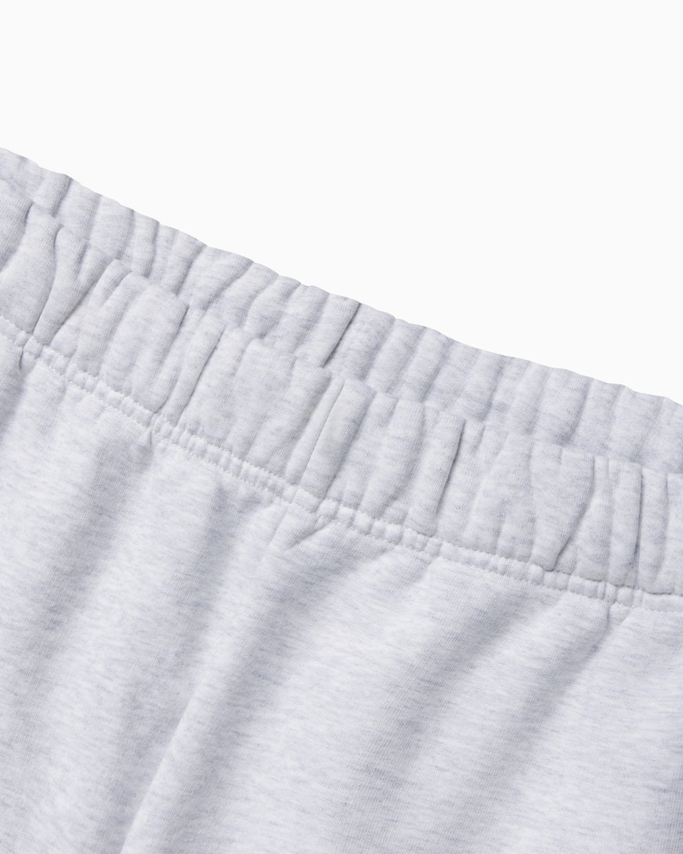 Fleece Straight Leg Pant | Light Heather Grey