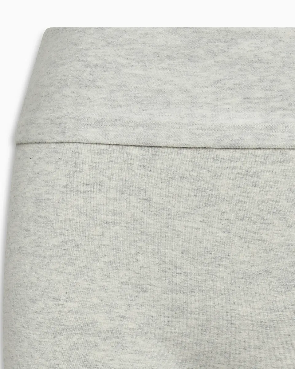Foldover Shorts | Heather Grey