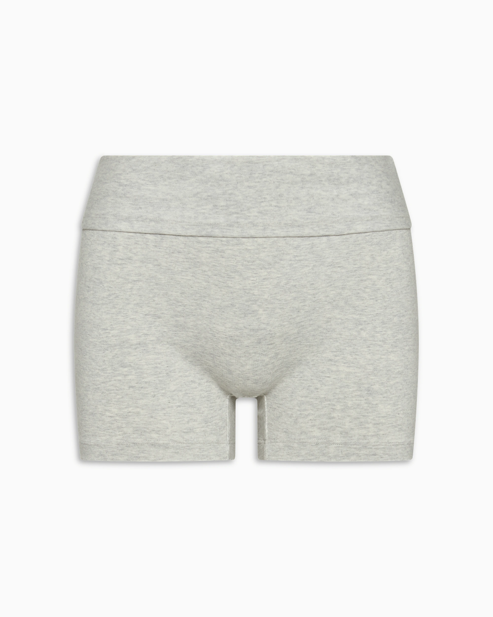 Foldover Shorts | Heather Grey