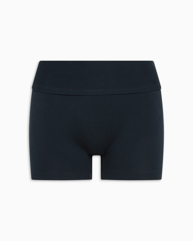Foldover Shorts | Midnight
