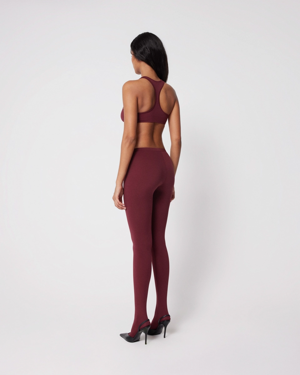Footed Legging | Merlot