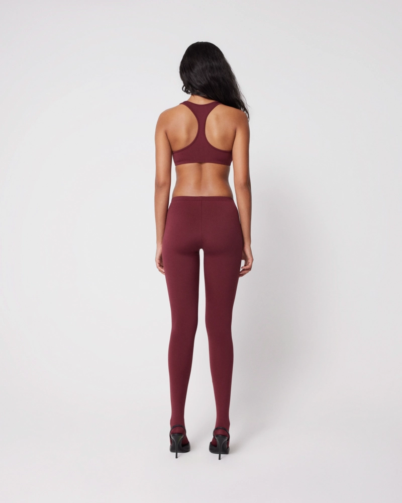 Footed Legging | Merlot