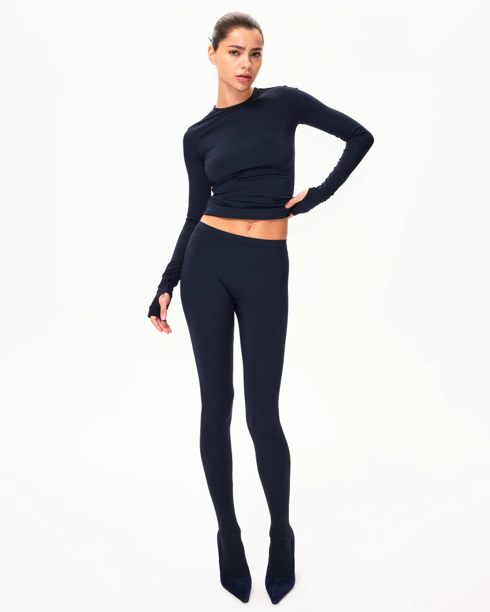 Footed Legging | Midnight