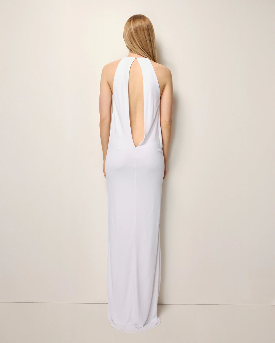 Keyhole Gown | White