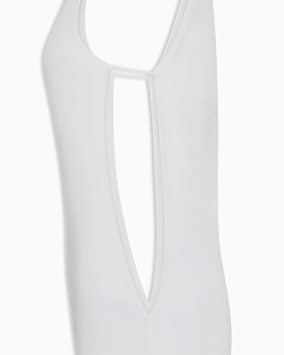 Keyhole Gown | White