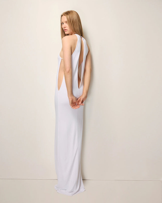 Keyhole Gown | White
