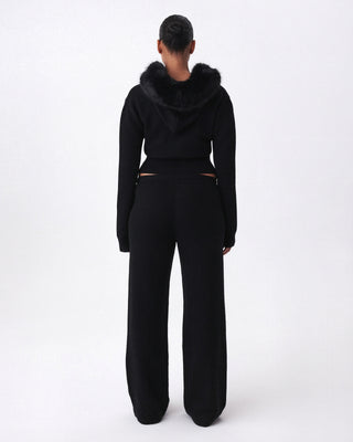Downtown Zip Up Sweater | Black