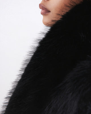 Hollywood Maxi Coat | Black