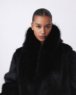 Hollywood Maxi Coat | Black