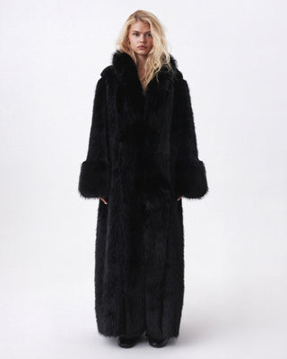 Hollywood Maxi Coat | Black