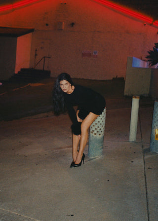 Chateau Mini Dress | Black